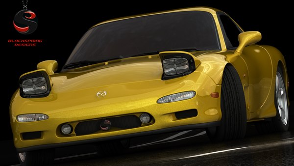 Mazda rx 7 интерьер