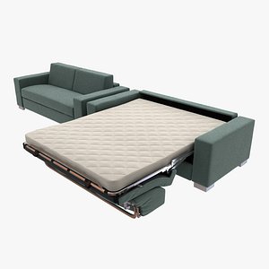 Custom made italy sofa in normal and sleeping mode