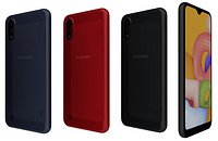 Samsung Galaxy A01 All Colors Low Poly