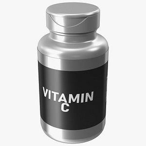 3D model Vitamin C Jar