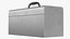 Toolbox Metallic Open Empty
