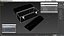 Toolbox Metallic Open Empty