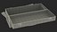 Toolbox Metallic Open Empty