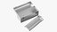 Toolbox Metallic Open Empty