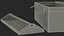 Toolbox Metallic Open Empty