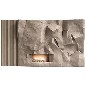 wall rock 3D model