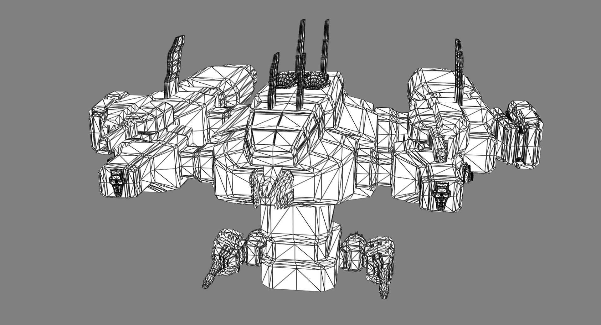3D Space Corvette Fighter - TurboSquid 1401713