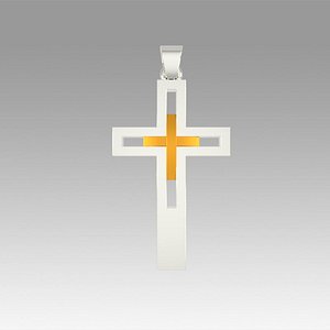 cross catholic 3D model