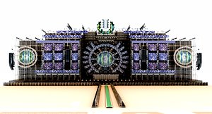 umf-ultra music festival japan 3d model