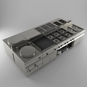 Commercial Industrial Kitchen Set