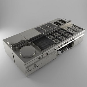 Commercial Industrial Kitchen Set
