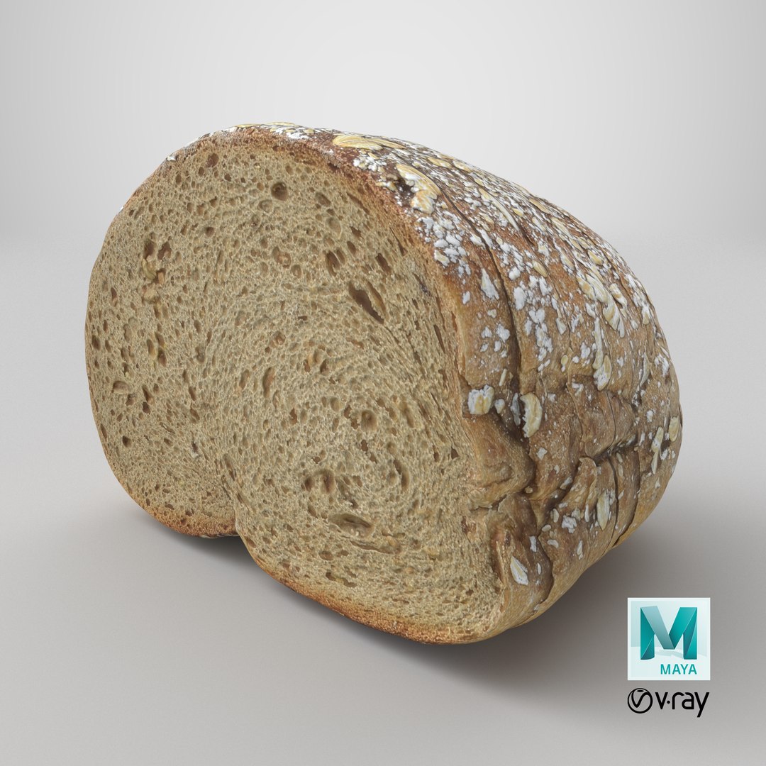 Sliced Oat Bread Half 02 3D model https://p.turbosquid.com/ts-thumb/lE/fm51aJ/ni/stemcell_maya_vray_render/png/1762231783/1920x1080/fit_q87/1576dc3933e0c21f2807c4de7f3b305b8c5425a2/stemcell_maya_vray_render.jpg