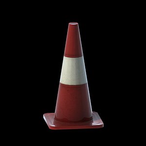 traffic cone 3d max