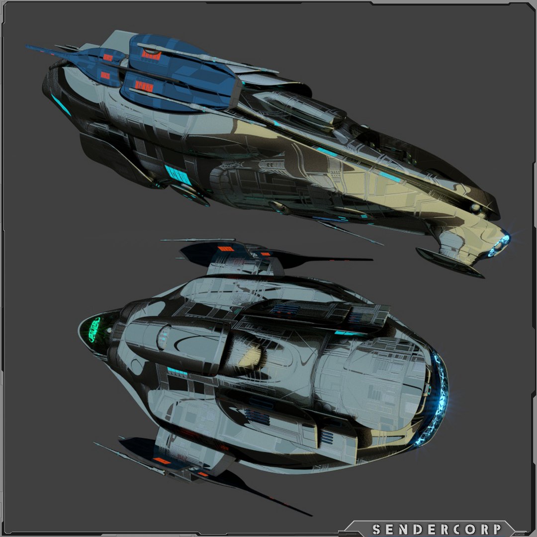 blender fast recon ship