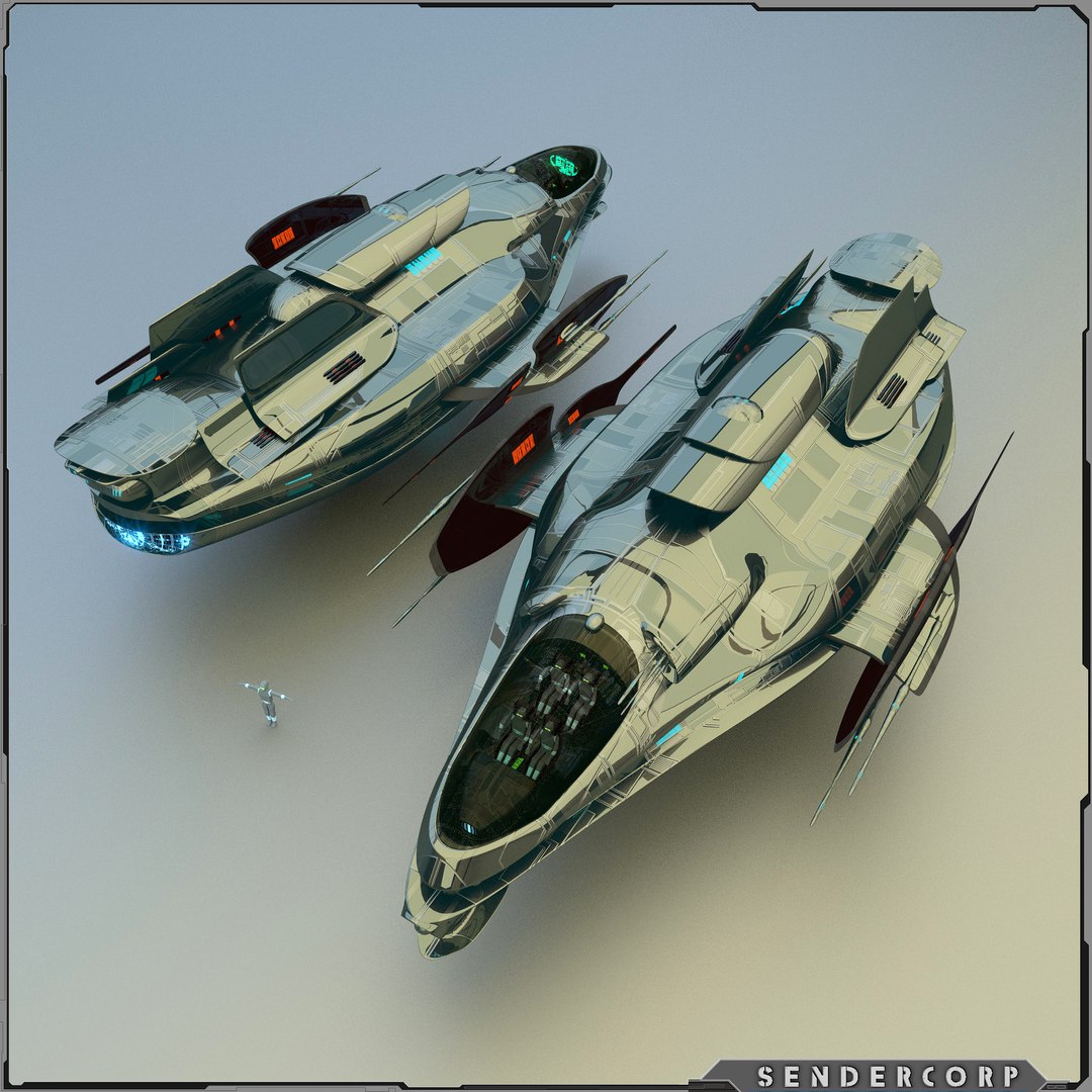 Blender Fast Recon Ship