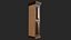 Alte Vintage Standuhr PBR Game Ready