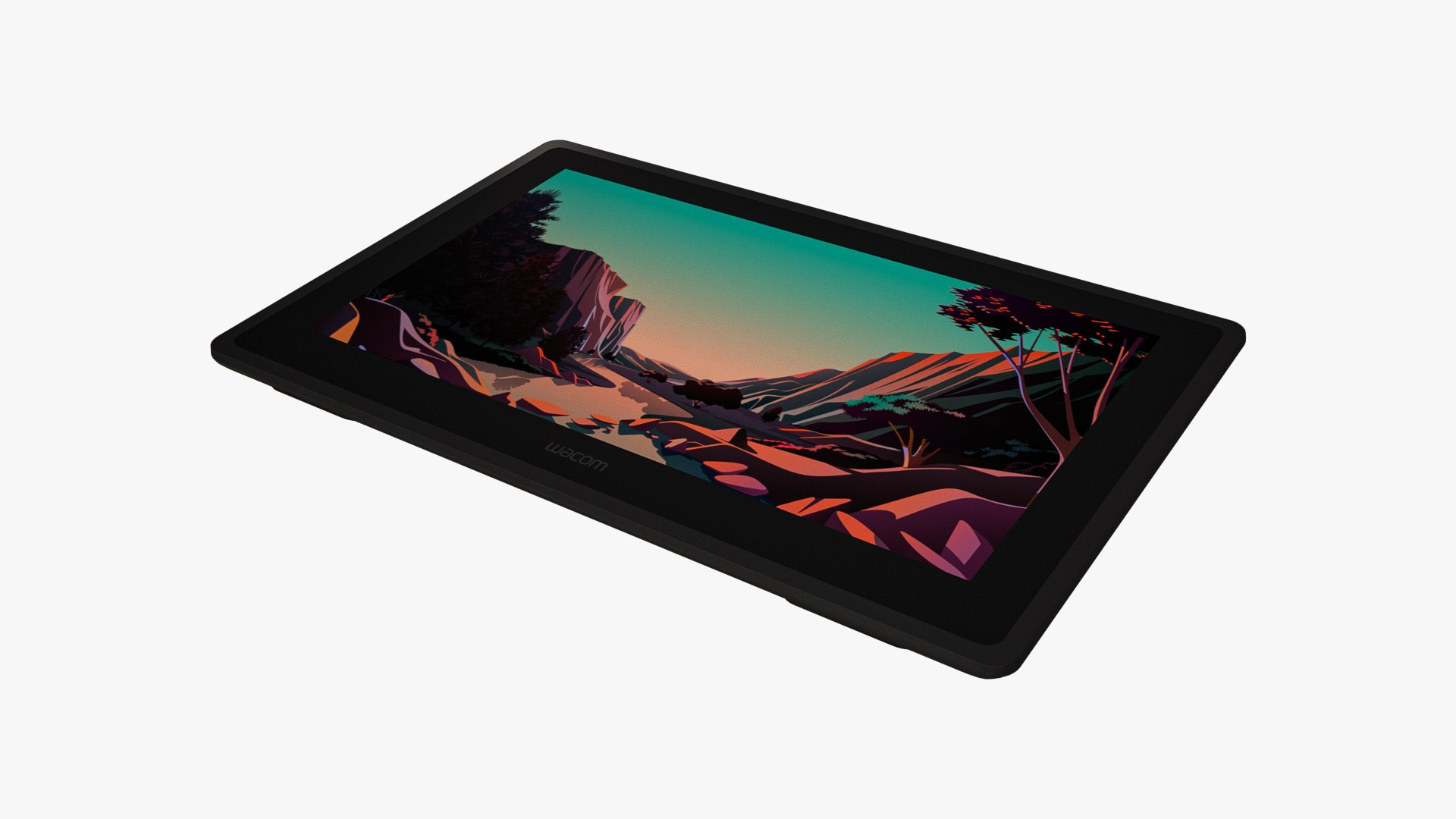 Wacom Cintiq 22 model https://p.turbosquid.com/ts-thumb/lE/nJdboS/W2/wacomcintiq2201/jpg/1690783739/1920x1080/fit_q87/d0c88a079a629d02fa59c6627a022f60fefc762a/wacomcintiq2201.jpg