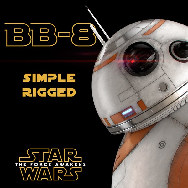 BB-8 스타 워즈 Droid Simple Rigged 3D 모델 - TurboSquid 991112