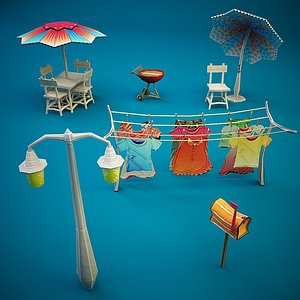 Cartoon Garden Set