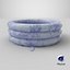 Inflatable Round Pool Marble Pattern Purple