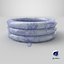 Inflatable Round Pool Marble Pattern Purple