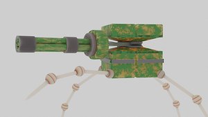 Green Spider Robot