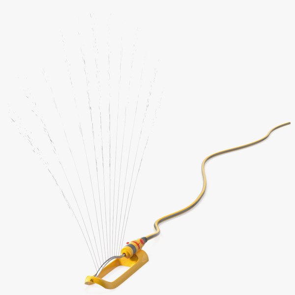 Hozelock Rectangular Sprinkler Plus Yellow with Water Spray model