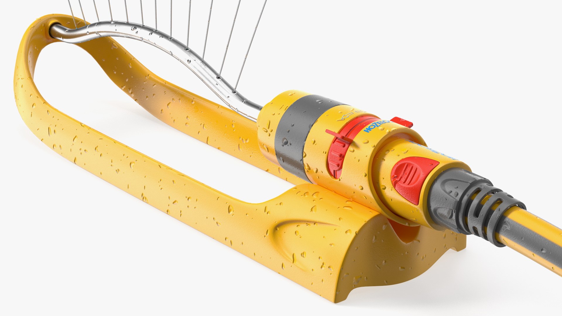 Hozelock Rectangular Sprinkler Plus Yellow with Water Spray model ...