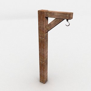 3d model hook stand hold