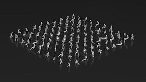 3D HD People 28 Sitting 2 model