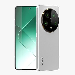 Xiaomi 14 ultra white 3D model