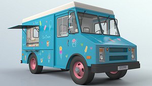 ice cream truck 3D