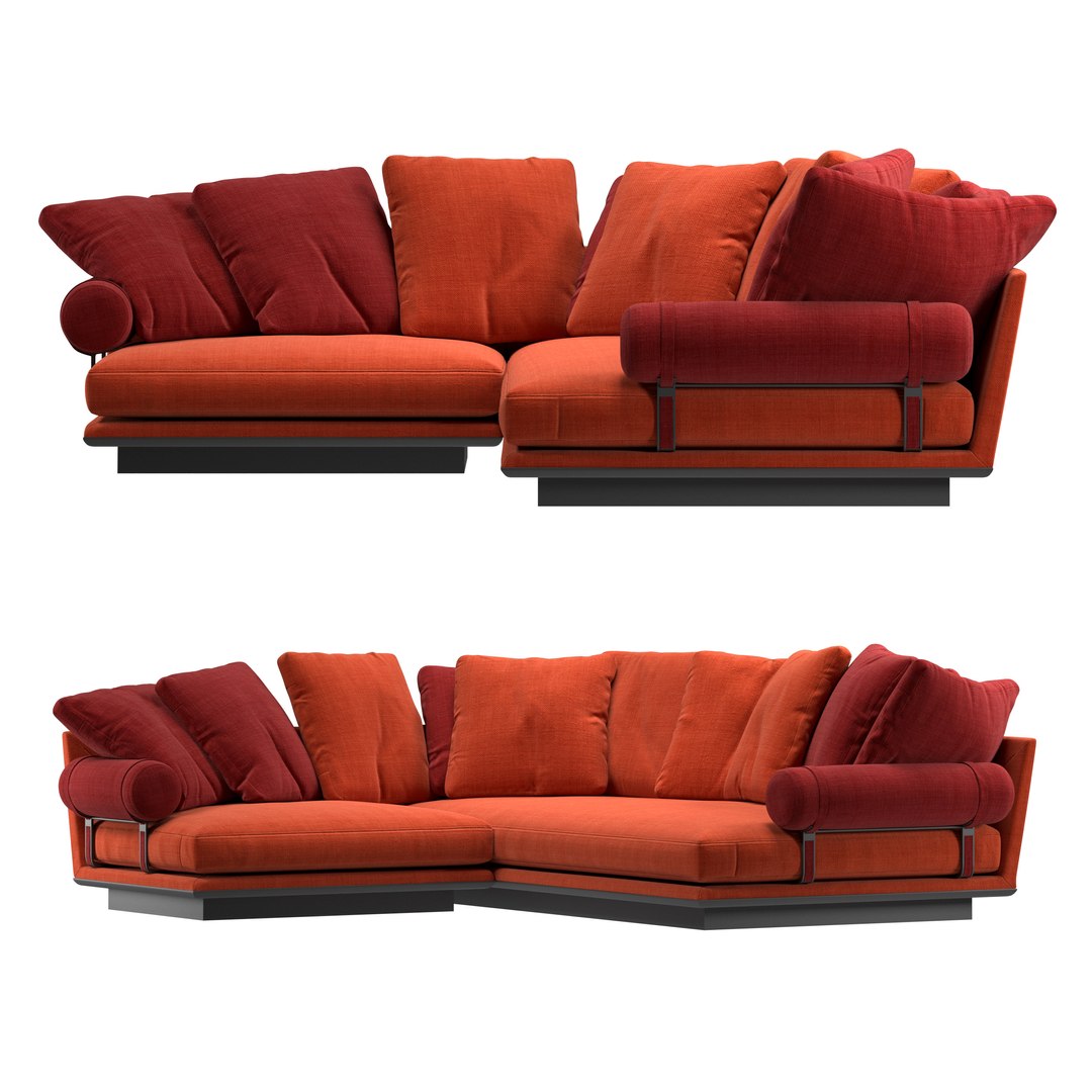 B And B Italia Noonu Sofa Setup 1 3D - TurboSquid 1758104