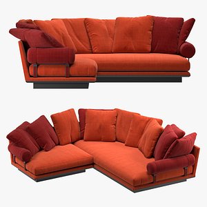 B and B Italia Noonu Sofa Setup 1 3D