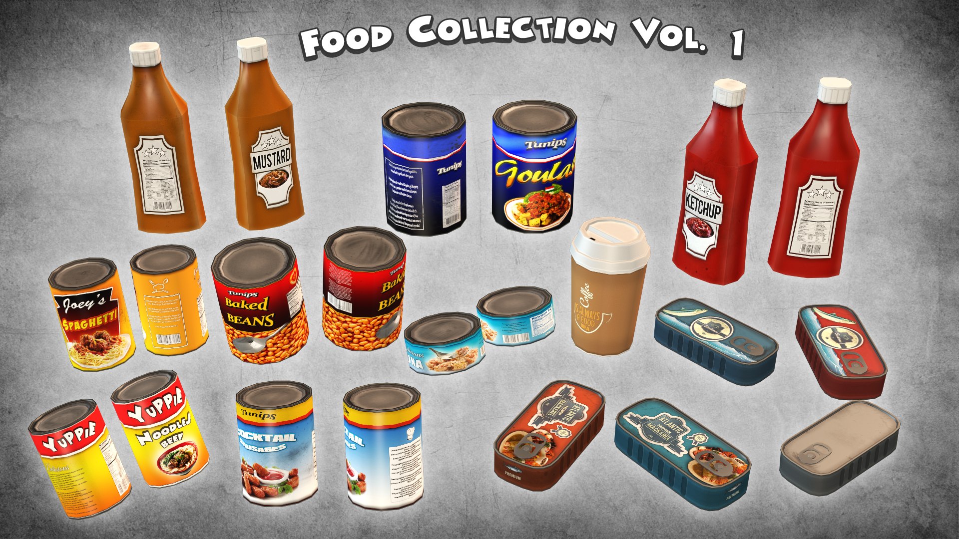 3d model food vol 1