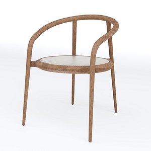 Bistro Chair made of stressed wood