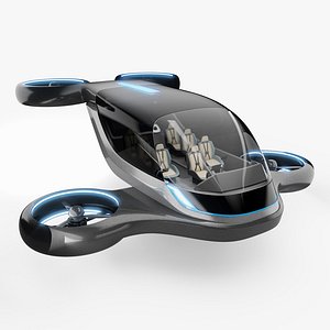 Futuristic Air Taxi