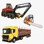 Forestery  Harvester and Truck model
