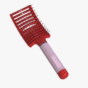 3D bristle hair brush beauty