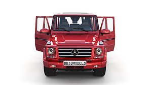 3D model mercedes g class interior