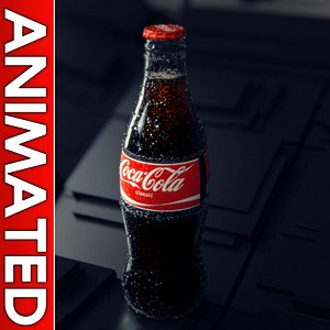 coca cola with bubbles