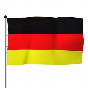 3d german flag