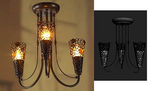 chandelier 3d model
