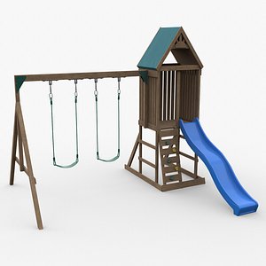 3D PBR Playground Jungle Gym 01