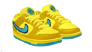 Grateful Dead x Nike Air Jordan SB Dunk Low Pro Opti Yellow