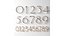 Digits 0 - 9 Numbers with backlight House sign door numbers