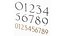 Digits 0 - 9 Numbers with backlight House sign door numbers