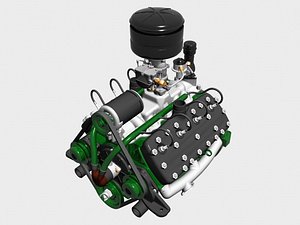 Early Flathead V8 Engine