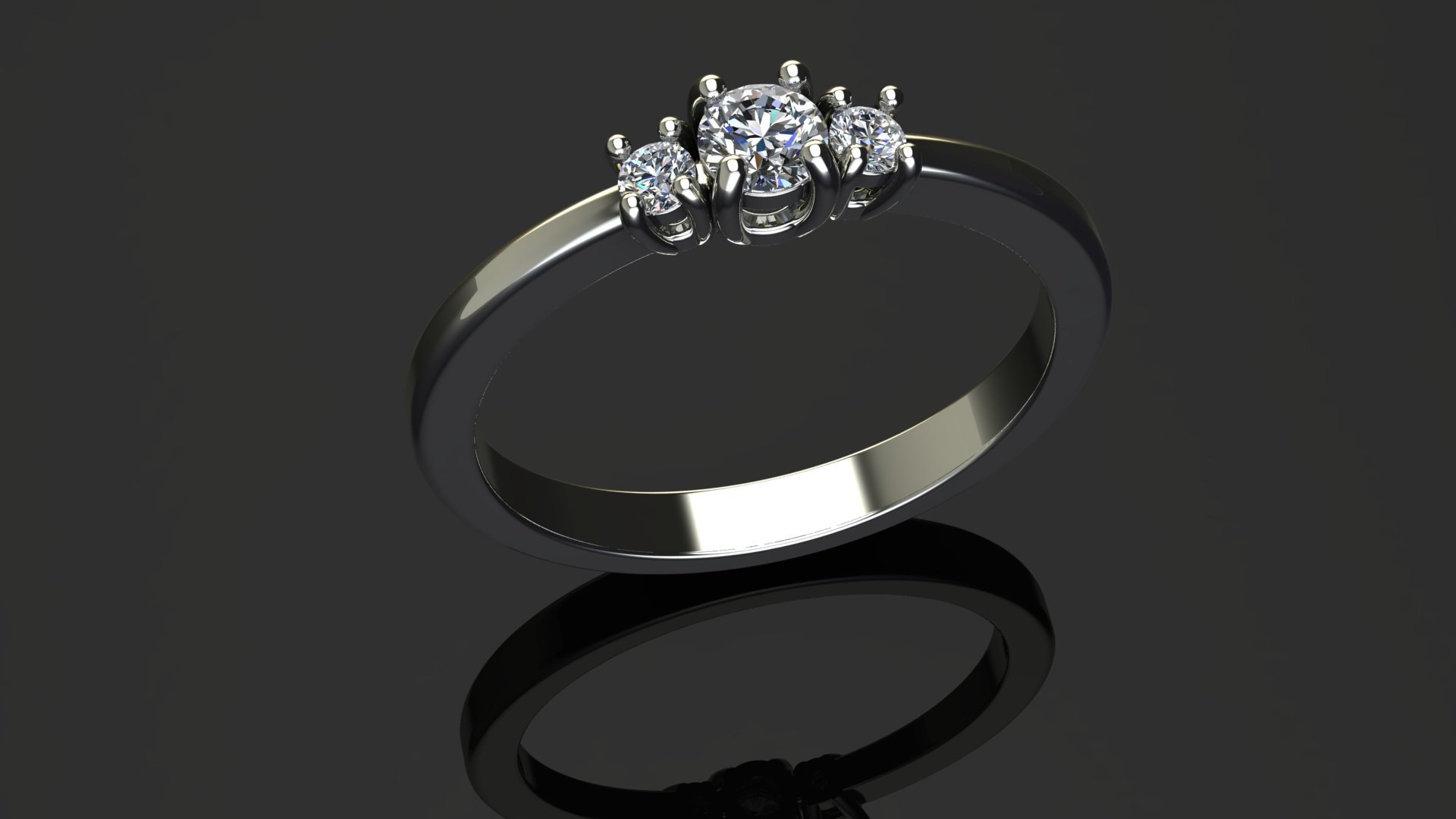 3D stone diamond ring model - TurboSquid 1564968