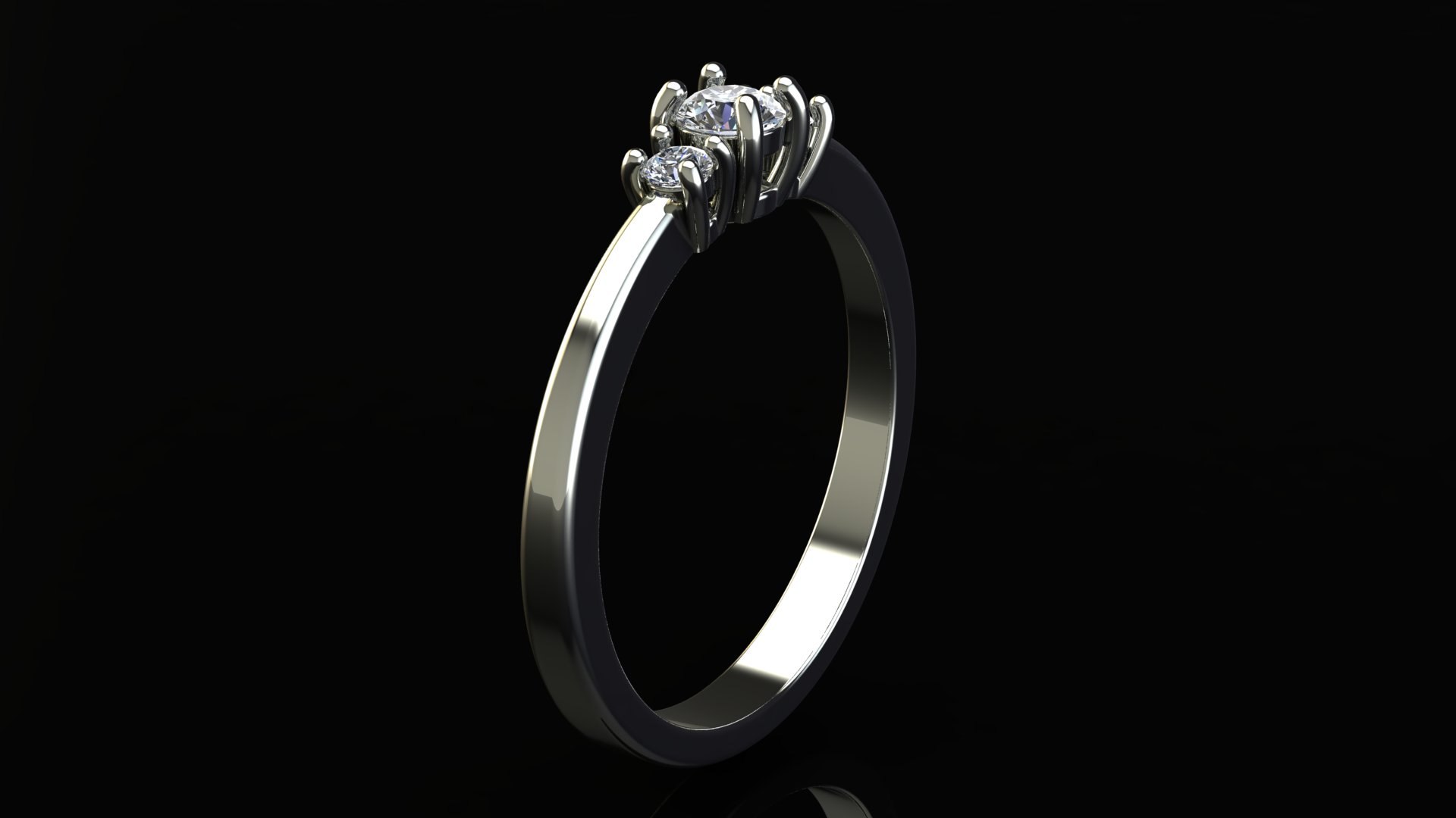 3D stone diamond ring model - TurboSquid 1564968